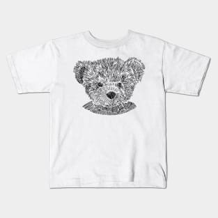 Teddy Bear Sketch Kids T-Shirt